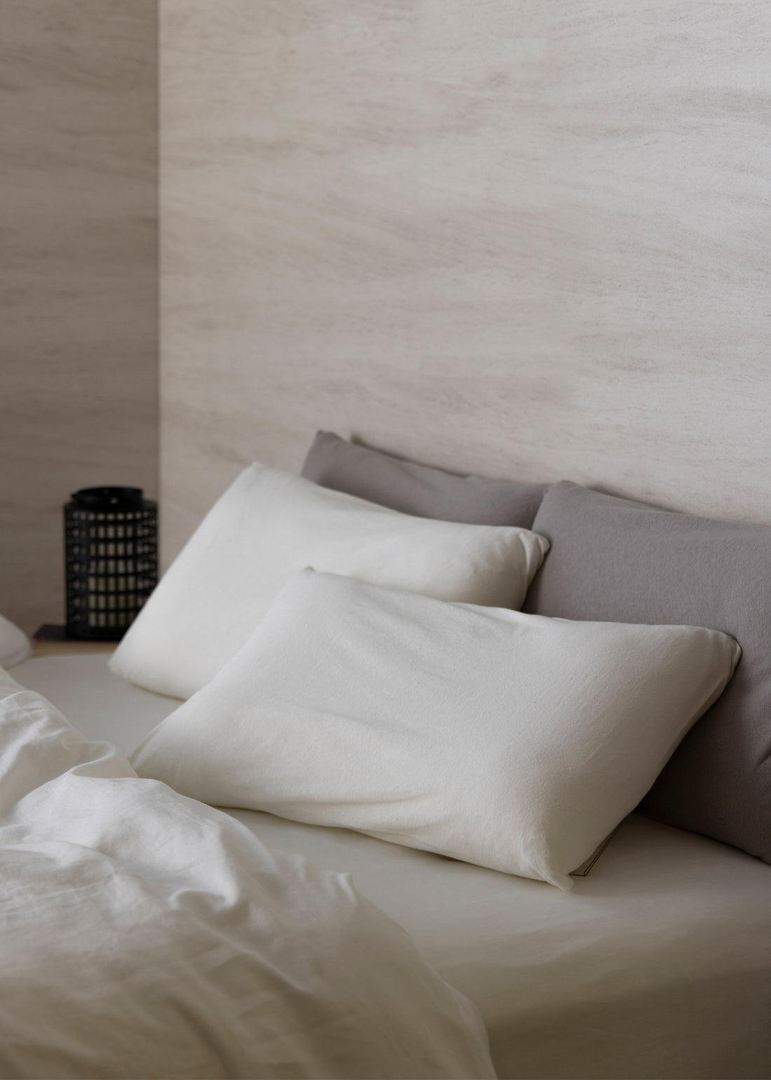 ヴィンテージ ベルギーリネン ジャージー イージーフィット ピローケース