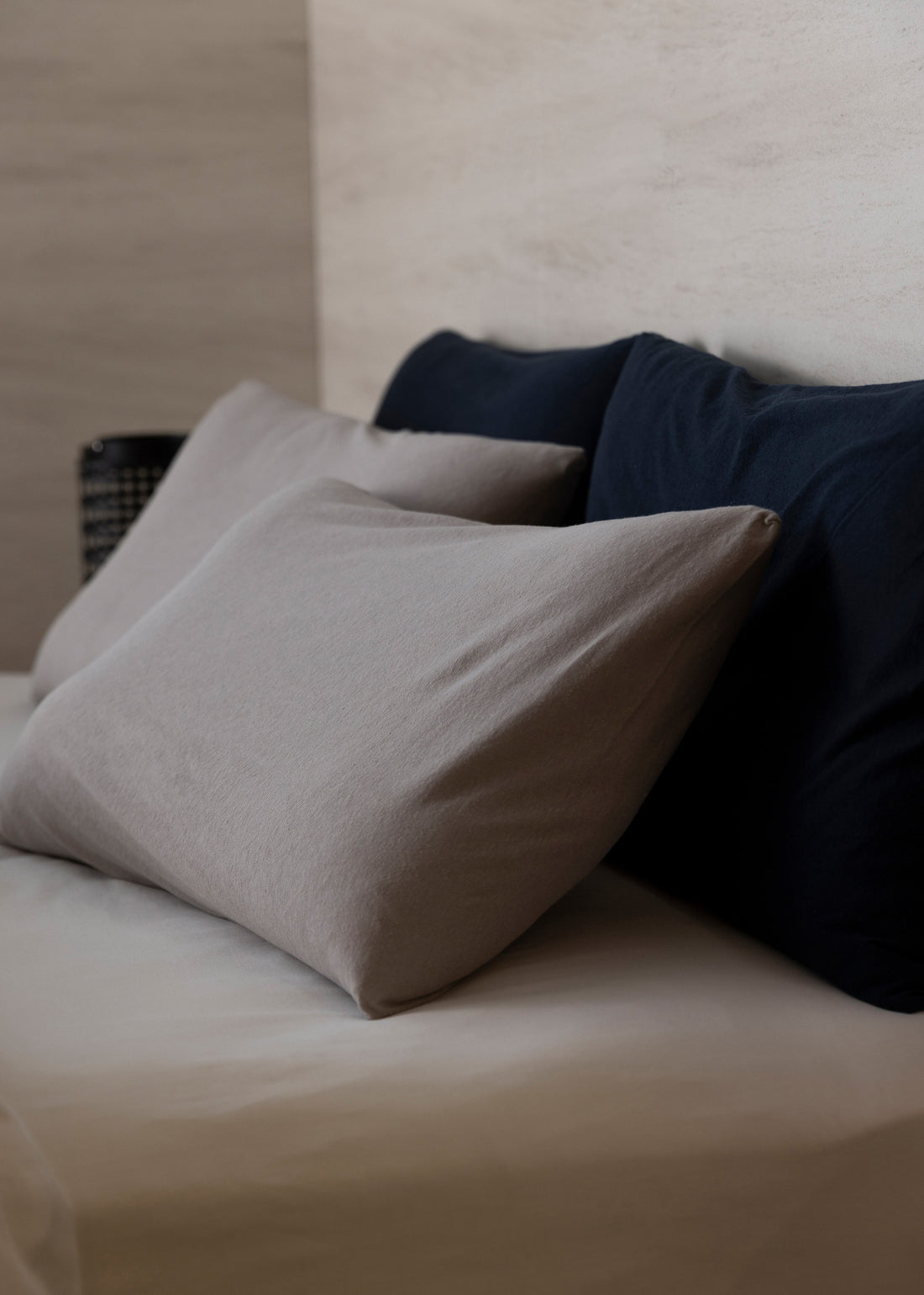 ヴィンテージ ベルギーリネン ジャージー イージーフィット ピローケース