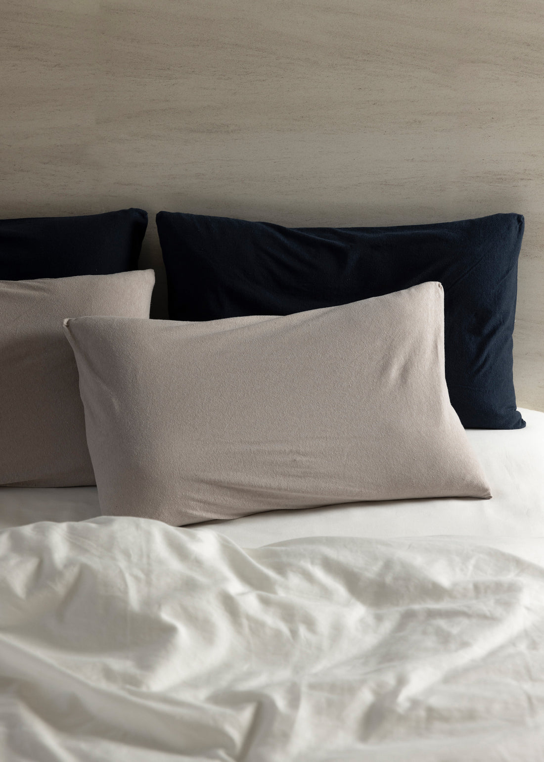 ヴィンテージ ベルギーリネン ジャージー イージーフィット ピローケース